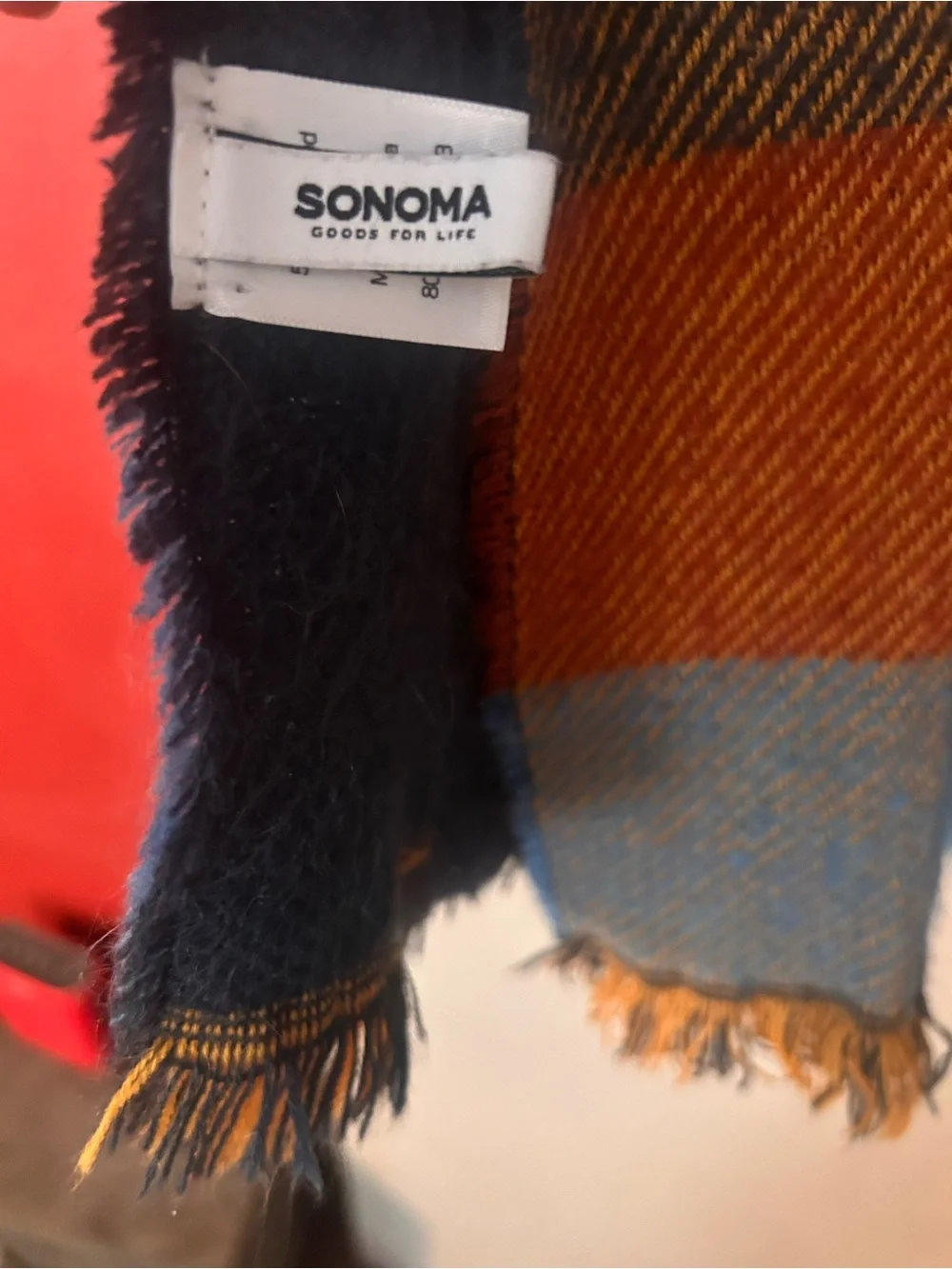 Sonoma Plaid Blanket Scarf